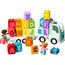 LEGO DUPLO Town ABC-Lastwagen, Lernspielzeug für Kleinkinder ab 2 Jahren, ABC-LKW-Spielzeug mit Anhänger und Buchstaben-Steinen, plus Figuren eines Jungen und eines Mädchens, Geschenk für Kinder 10421