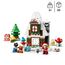 LEGO 10976 DUPLO Lebkuchenhaus mit Weihnachtsmann Figur, Weihnachtshaus-Spielzeug, Geschenk für Kleinkinder ab 2 Jahren, Bausteine, Lernspielzeug für Mädchen und Jungen