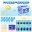 Hot Bee Aqua Gelz Set, DIY Kreatives Spielzeug Ab 4 5 6 7 Jahre Mädchen, 3D Aqua Fairy Creature Kinder Magic Water Elf Toy Kit, Squishy Selber Machen Set, Magisches Wassergel Geschenk Für Mädchen 4+