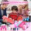 Rodzon Ferngesteuertes Auto Crawler 6 7 8 9+ Jahre Mädchen Spiele RC Auto mit LED Blinken Spielzeug Mädchen Geschenke Kinder Toy 2.4Ghz 4WD 360° Flip RC Car mit 2 Aufladbarer Batterien (Rosa)