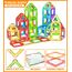 COOLJOYA Magnetische Bausteine, Magnetspiel STEM Magnetbausteine, Montessori Spielzeug ab 3 Jahre, Magnete Spielzeug ab 3 4 5 Jahre Ostern Geschenk für Kinder Jungen Mädchen, 50 Teile Magnetbausteine