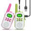 Inspireyes Walkie Talkie Kinder Aufladbar, Ostergeschenke Kinder, 48 Stunden Arbeitszeit, 8 Kanäle 2-Wege-Radio, Geschenke für Jungen Mädchen, Outdoor Wandern Camping, 3-12 Jahre altes Spielzeug