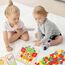 Jastown 120pcs Kreative Mosaik-Puzzle,Hölzerne Muster Blöcke Set,Form Matching Game,Montessori Spielzeug ab 3 4 5 6 Jahre,Tangram Kinder,Sensorische Feinmotorik Konzentrationsspiele Lernspiele