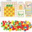 Jastown 120pcs Kreative Mosaik-Puzzle,Hölzerne Muster Blöcke Set,Form Matching Game,Montessori Spielzeug ab 3 4 5 6 Jahre,Tangram Kinder,Sensorische Feinmotorik Konzentrationsspiele Lernspiele