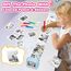 Sofortbildkamera Kinder,Kinderkamera Kompaktkameras 1080P HD Sofortdruck von Fotos,Geburtstagsgeschenk Weihnachten Geschenk Spielzeug ab 3 4 5 6 8 7 9 10 11 Jahre Mädchen Jungen 3 Rollen Fotopapier