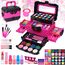 Kinderschminke Set Mädchen Spielzeug Geschenke - Waschbar Schminkkoffer Kinder, Schminke Kinder Make Up Set Spiele, Prinzessin Weihnachts Geburtstags Geschenke für Mädchen 4 5 6 7 8 9 10 11 12 Jahre