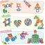 Magnetische Bausteine 48PCS Kinder Magnetbausteine Spielzeug ab 3 4 5 6 Jahre alte Mädchen Junge, Magnetspiel Lernspiele Kinderspielzeug für Kinder im Alter von 3-6, Weihnachten Geburtstagsgeschenke