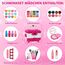 Kinderschminke Makeup Set Schminkkoffer Mädchen Spielzeug - Waschbar Schminke Kinder Make Up Set, Geburtstagsgeschenke für Mädchen 3 4 5 6 7 8 9 10 Jahre