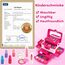 Kinderschminke Makeup Set Schminkkoffer Mädchen Spielzeug - Waschbar Schminke Kinder Make Up Set, Geburtstagsgeschenke für Mädchen 3 4 5 6 7 8 9 10 Jahre