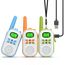 Inspireyes Walkie Talkie Kinder Aufladbar, Ostergeschenke Kinder, 48 Stunden Arbeitszeit, 8 Kanäle 2-Wege-Radio, Geschenke für Jungen Mädchen, Outdoor Wandern Camping, 3-12 Jahre altes Spielzeug