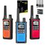 Walkie Talkie PMR446 Lizenzfrei Funkgeräte für Erwachsene Kinder,NXGKET ZX-808 Walki Talki Aufladbar mit 1800mAh Akku, 5km Reichweite 16 KanäLe mit Drehknopf für Abenteuer im Freien, Camping, Wandern