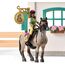 SCHLEICH Horse Club | Sattelkammer 42591 | Spielset inkl. Pferdefigur, beweglicher Mädchenfigur, Paddock und viel Pferde Zubehör | tolles Geschenk für Kinder | Pferde Spielzeug ab 5 Jahre | 85 Teile