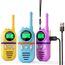 Inspireyes Walkie Talkie Kinder Aufladbar, Ostergeschenke Kinder, 48 Stunden Arbeitszeit, 8 Kanäle 2-Wege-Radio, Geschenke für Jungen Mädchen, Outdoor Wandern Camping, 3-12 Jahre altes Spielzeug