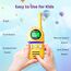 Inspireyes Walkie Talkie Kinder Aufladbar, Ostergeschenke Kinder, 48 Stunden Arbeitszeit, 8 Kanäle 2-Wege-Radio, Geschenke für Jungen Mädchen, Outdoor Wandern Camping, 3-12 Jahre altes Spielzeug