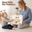 Vanplay Kinderspielzeug ab 3 Jahre Schlagzeug Kinder Trommel 9 In 1 Holzspielzeug Musikinstrumente Montessori Spielzeug Geschenk 3 4 5 6 Jahre Junge Mädchen