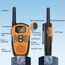 3er Set,NXGKET Walkie Talkie Aufladbar für Erwachsene Kinder Funkgeräte,Große Reichweite 5km Walki Talki mit Li-ion Akku, VOX Taschenlampe für Freien, Camping, Wandern