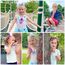 Inspireyes Walkie Talkie Kinder Aufladbar, Ostergeschenke Kinder, 48 Stunden Arbeitszeit, 8 Kanäle 2-Wege-Radio, Geschenke für Jungen Mädchen, Outdoor Wandern Camping, 3-12 Jahre altes Spielzeug