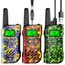 Inspireyes Walkie Talkie Kinder Aufladbar, 48 Stunden Arbeitszeit, 8 Kanäle 2-Wege-Radio, Geschenke für Jungen Mädchen, Outdoor Wandern Camping, 3-12 Jahre altes Spielzeug