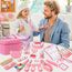 Ophy Arztkoffer Kinder Holz Spielset, 40-teiliges Doktorkoffer für Kinder ab 3, 4, 5 Jahre Medizinische Spielzeug Mit Echtem Stethoskop Rollenspiel Spielzeug Halloween Kind Deko EfficientGrip