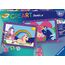 Ravensburger CreArt 27774 - Bunte Einhornwelt - Malen nach Zahlen Einhörner für Kinder ab 5 Jahre, Malset mit Rahmen, Pinsel und Acrylfarben, Geschenk für Mädchen und Jungen