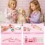 Ophy Arztkoffer Kinder Holz Spielset, 40-teiliges Doktorkoffer für Kinder ab 3, 4, 5 Jahre Medizinische Spielzeug Mit Echtem Stethoskop Rollenspiel Spielzeug Halloween Kind Deko EfficientGrip