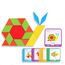 Montessori Spielzeug ab 3 4 5 6 Jahre – Tangram Kinder Geometrische Formen Holzpuzzles – 155 geometrische Formen und 24 Designkarten – Geeignet für Kinder – Pädagogisches Spielzeug Geschenk