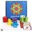 Montessori Spielzeug ab 3 4 5 6 Jahre – Tangram Kinder Geometrische Formen Holzpuzzles – 155 geometrische Formen und 24 Designkarten – Geeignet für Kinder – Pädagogisches Spielzeug Geschenk