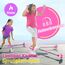 Hot Bee Kinder Blinkender Springring Fußkreisel mit Zähler, Timer, Kalorienzähler, Spielzeug Geschenke für Mädchen 6 7 8 9 10 11 Jahre, Aufladbare Swing Wheel, Weihnachten, Geburtstag Rosa