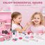 Dreamon Kinderschminke mädchen, Waschbar Make up Spielzeug für Mädchen Kinder Nagellacke mit Koffer Geschenke Spielzeug 3 4 5 6 7 8 Jahre Mädchen