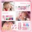 Kinderschminke Set Mädchen Spielzeug Geschenke - 74PCS Waschbar Schminkkoffer Kinder, Schminke Kinder Make Up Set Spiele, Prinzessin Weihnachts Geburtstags Geschenke für Mädchen 4 5 6 7 8 9 10 Jahre