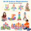 Lovchil Magnetische Bausteine, Magnetspielzeug Magneten Kinder 3 Jahren, Magnetbausteine Magnet Montessori Spielzeug für Geschenk ab 3 4 5 6 7 8 Jahre Junge Mädchen - Blöcke Kinderspielzeug 40 Teile