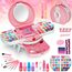 Kinderschminke Set Mädchen Spielzeug Geschenke - 66PCS Waschbar Schminkkoffer Kinder, Schminke Kinder Make Up Set Spiele, Toys for Girls Prinzessin Weihnachts Geburtstags Geschenke für Mädchen 4+Jahre