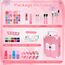 Kinderschminke Set Mädchen Spielzeug Geschenke - 74PCS Waschbar Schminkkoffer Kinder, Schminke Kinder Make Up Set Spiele, Prinzessin Weihnachts Geburtstags Geschenke für Mädchen 4 5 6 7 8 9 10 Jahre