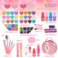Kinderschminke Set Mädchen Spielzeug Geschenke - 66PCS Waschbar Schminkkoffer Kinder, Schminke Kinder Make Up Set Spiele, Toys for Girls Prinzessin Weihnachts Geburtstags Geschenke für Mädchen 4+Jahre