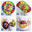 Dartscheibe Für Kinder Outdoor Spiele 29" (73 cm) Garten Spielzeug ab 3 4 5 6 7 8 9 Jahre Hängendes Klett Dart Wurfspiel Geschenk Mädchen Junge Mit 12 Klettbällen 12 Klettdarts 2 Haken