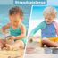 ZHUOYOU Stapelbecher Baby Spielzeug für 1 Jahre,8 Stück Kinder Stapelturm Badespielzeug Sandspielzeug Becher,Stapelspiel Lernspielzeug Geschenk für 6+ Monate Jungen und Mädchen