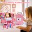 Kinderschminke Set Mädchen Spielzeug Geschenke - 74PCS Waschbar Schminkkoffer Kinder, Schminke Kinder Make Up Set Spiele, Prinzessin Weihnachts Geburtstags Geschenke für Mädchen 4 5 6 7 8 9 10 Jahre