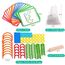 Jastown Kreatives Holzpuzzle St?cke & Ringe,formanpassungsspiel,Montessori Spielzeug ab 3 4 5 6 Jahre,Tangram Kinder,konzentrationsspiele lernspiele ab 4 5 6 Jahre,steckspiel holzpuzzle Kinder