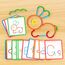 Jastown Kreatives Holzpuzzle St?cke & Ringe,formanpassungsspiel,Montessori Spielzeug ab 3 4 5 6 Jahre,Tangram Kinder,konzentrationsspiele lernspiele ab 4 5 6 Jahre,steckspiel holzpuzzle Kinder