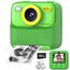 Upgrade Kinderkamera Sofortdruck für Jungen und Mädchen, 1080P HD Dual-Linse Selfie Digitalkamera mit Druckpapier & 32G Karte, Weihnachten Geburtstag Geschenke Spielzeug für Kleinkind und Jugendliche