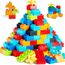 WYSWYG Großen Bausteine, 240 Stück Steine Set Kompatibel mit duplo Bausteine und Allen Großen Marken, ab 2 3 4 Jahr, Starter-Set Baustein, Kreativ Lernspielzeug, Geschenk zum Jungen Mädchen