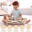 Vanplay Holzspielzeug Schlagzeug Kinder Trommel 8 In 1 Musikinstrumente Kinder Spielzeug ab 3 4 5 Jahre Junge Mädchen Montessori Spielzeug