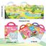 GUYUCOM Sticker Set 4 Stück - Wiederverwendbares Stickerbuch für Mädchen ab 2 Jahre, 3D Aufkleber Themen Enthält Dinosaurier, Tiere, Fahrzeuge und Raum, Kinder Geschenk Spielzeug für 2 3 4 5 6 jahre