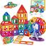 Magnetische Bausteine 95 Stück,Magnete Kinder Spielzeug ab 3 4 5 6 7 8 Jahre Junge Jungen Mädchen Magnetbausteine Magnetspiel mit Buchstaben,Zahlen und Riesenrad，Geburtstagsgeschenke für Kinder