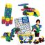Clics Konstruktionsspielzeug für Kinder ab 3 Jahre, kreatives Lernspielzeug im 377 Teile Set, Bausteine für Mädchen und Jungen, Montessori STEM-Spielzeug, Langlebige Spielzeug aus recyceltem Material