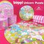 boppi Rundpuzzle – Einhorn, Fabelwesen & Fantasiewelten – 150-teiliges Lernpuzzle – Umweltfreundlich | 100% Recyclingkarton – Alter 5–8 Jahre