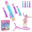HappyGoLucky Raketen Spielzeug für Kinder, Outdoor Spielzeug Mädchen 3 4 5 6-8 Jahre Spielzeug Geschenk Mädchen 3 4 5 6 7 8 9-13 Jahre Kinder Spielzeug Outdoor Spiele für Kinder