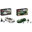 LEGO 76908 Speed Champions Lamborghini Countach Bausatz für Modellauto & 76907 Speed Champions Lotus Evija Bausatz für Modellauto, Spielzeug-Auto, Rennwagen für Kinder, 2022 Kollektion