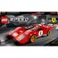 LEGO 76908 Speed Champions Lamborghini Countach Bausatz für Modellauto & 76906 Speed Champions 1970 Ferrari 512 M Bausatz für Modellauto, Spielzeug-Auto, Rennwagen für Kinder, 2022 Kollektion