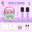 Dislocati Karaoke Maschine Kinder mit 2 Bluetooth Mikrofon, Meerjungfrauen Geschenke Spielzeug ab 3-12 Jahre Mädchen Tragbarer Karaoke Anlage mit 2 Mikrofonen Microphone Bluetooth Kinder
